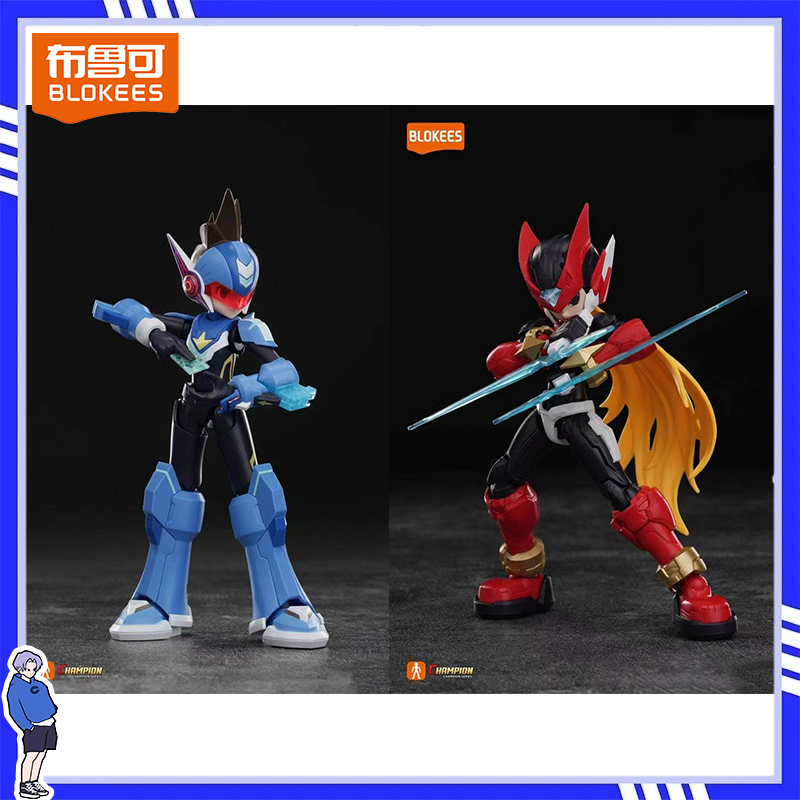 Model Kit Zero Megaman - In Stock Blokees Mega Man Champion