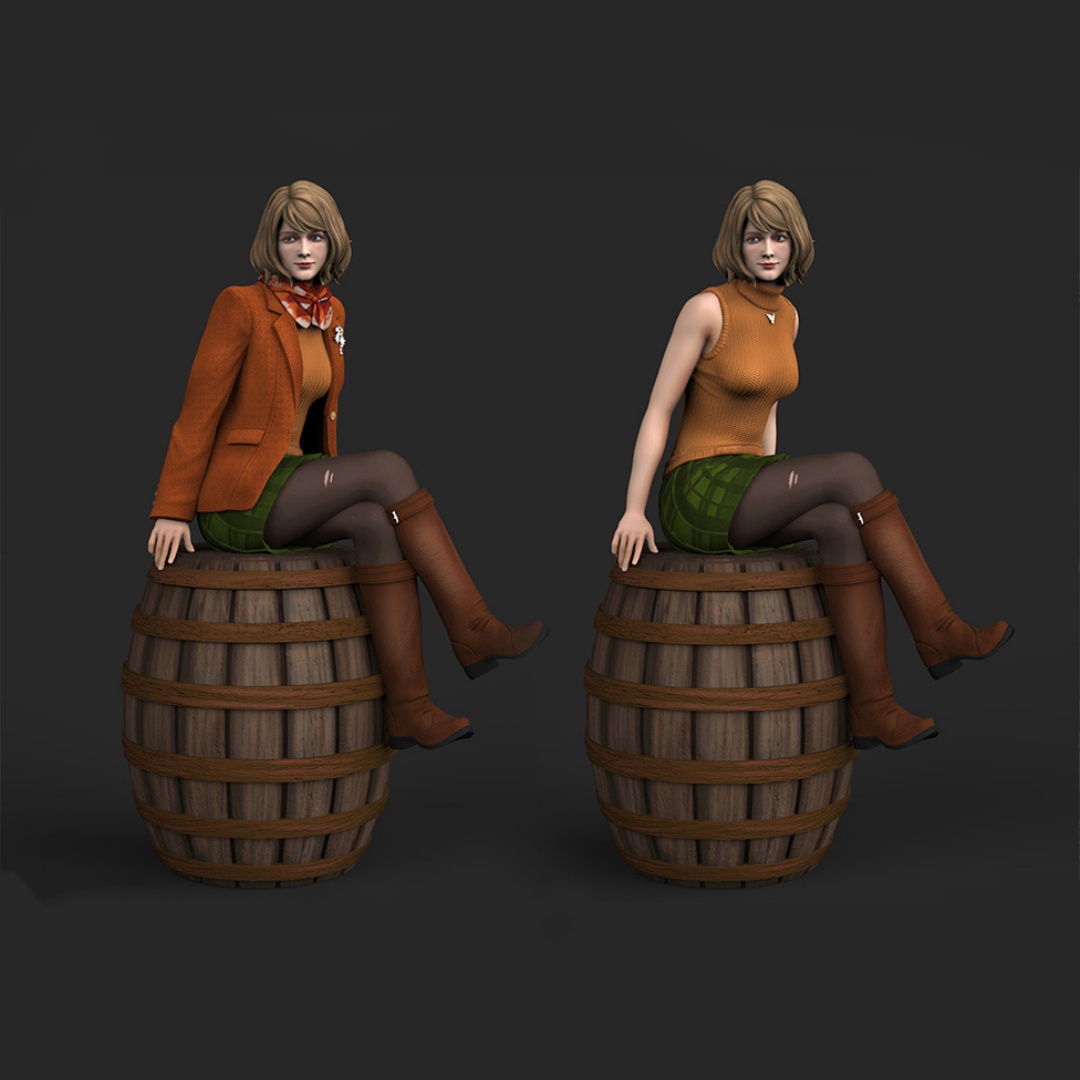Resin Model Figure, 1/24 Scale - огляд і ціна Model Kit For Girls