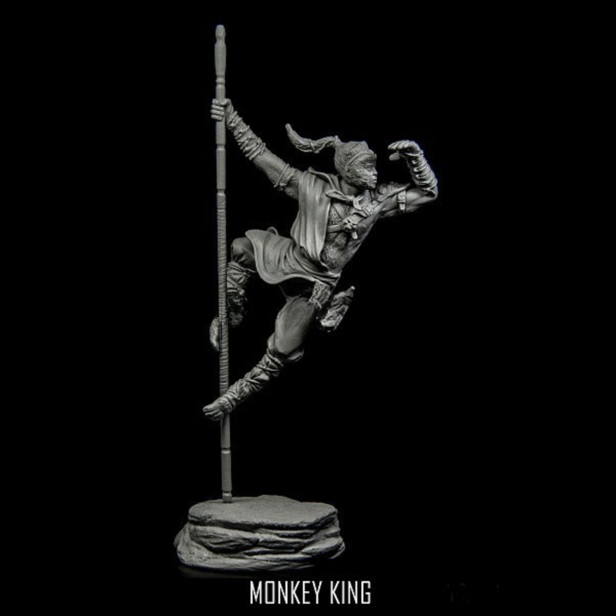 resin soldier model GK - Monke - огляд і ціна Model Kit Wukong