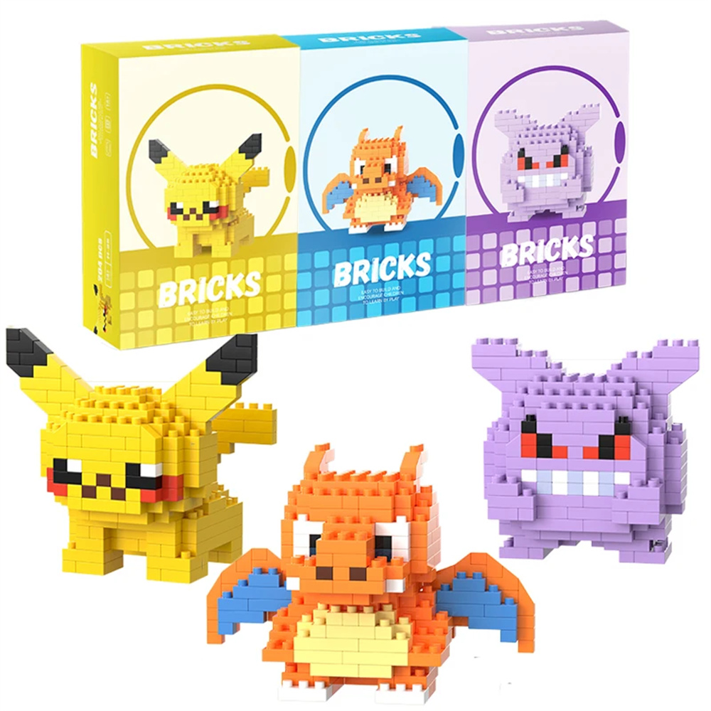 Pokemon Micro Building Blocks  - огляд і ціна Model Kit Ikaruga