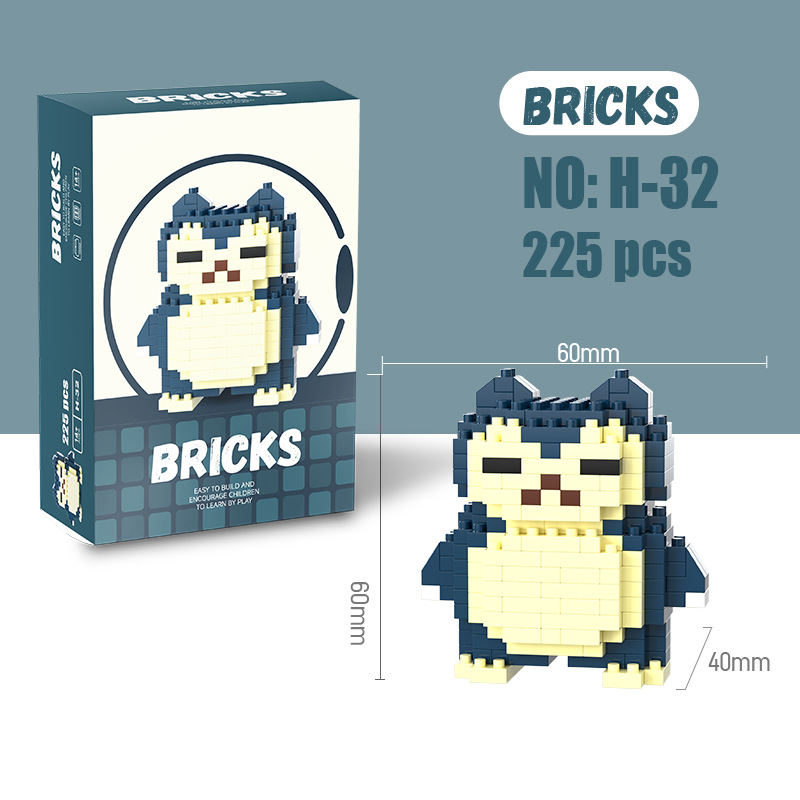 Pokemon Micro Building Blocks  - огляд і ціна Model Kit Ikaruga