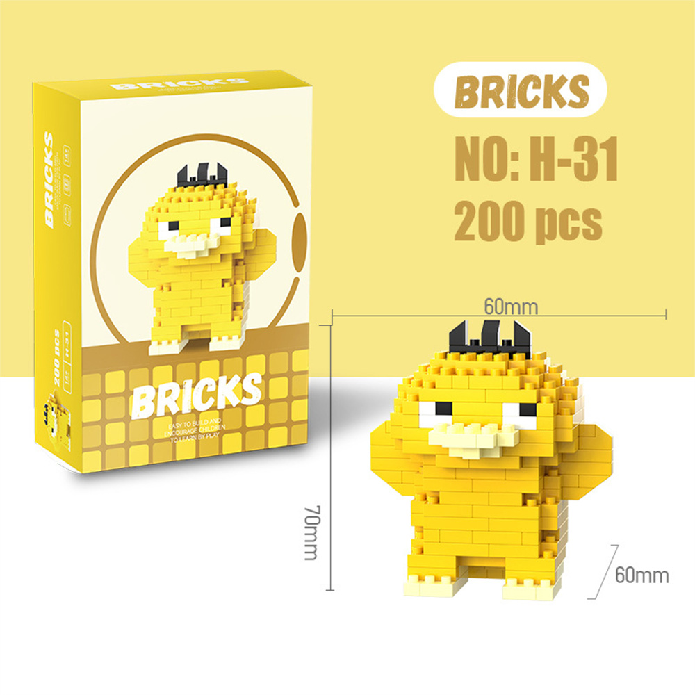 Pokemon Micro Building Blocks  - огляд і ціна Model Kit Ikaruga