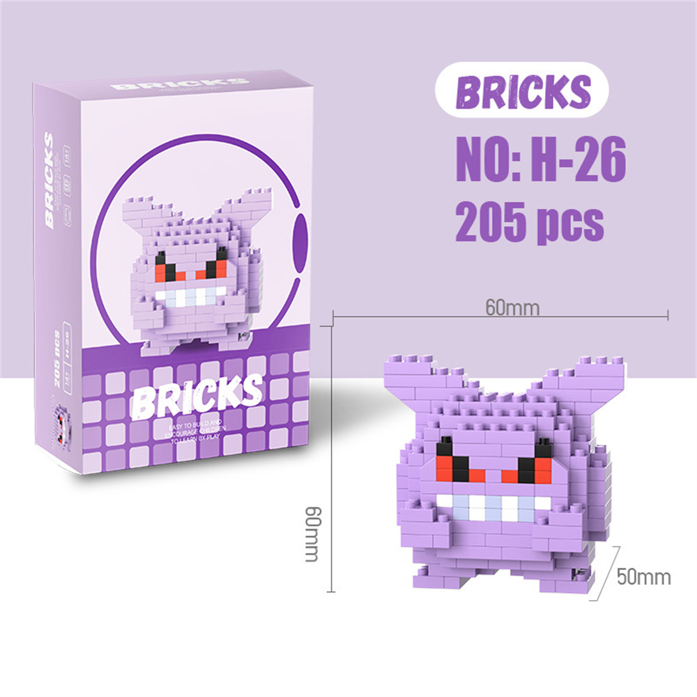 Pokemon Micro Building Blocks  - огляд і ціна Model Kit Ikaruga