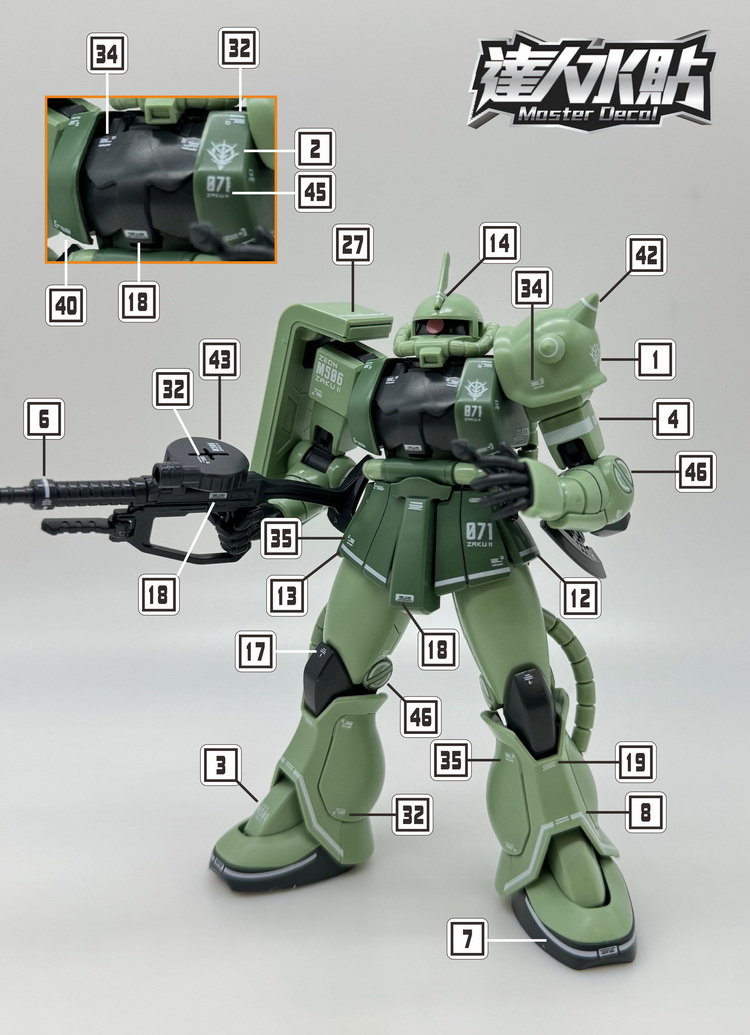 Master Decal H028 Fluorescent  - огляд і ціна Model Kit Jms