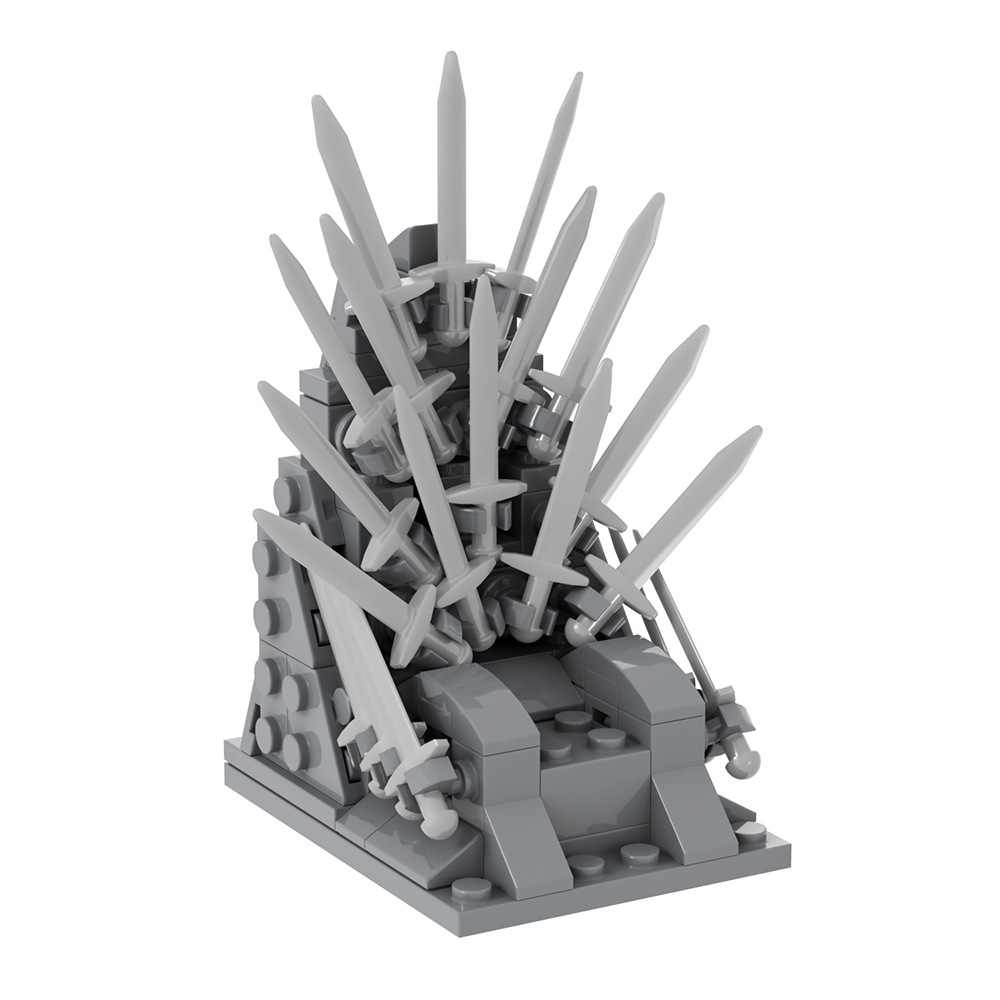 MOC Iron Throne Sword Chair An - огляд і ціна Model Kit Iron Sickle