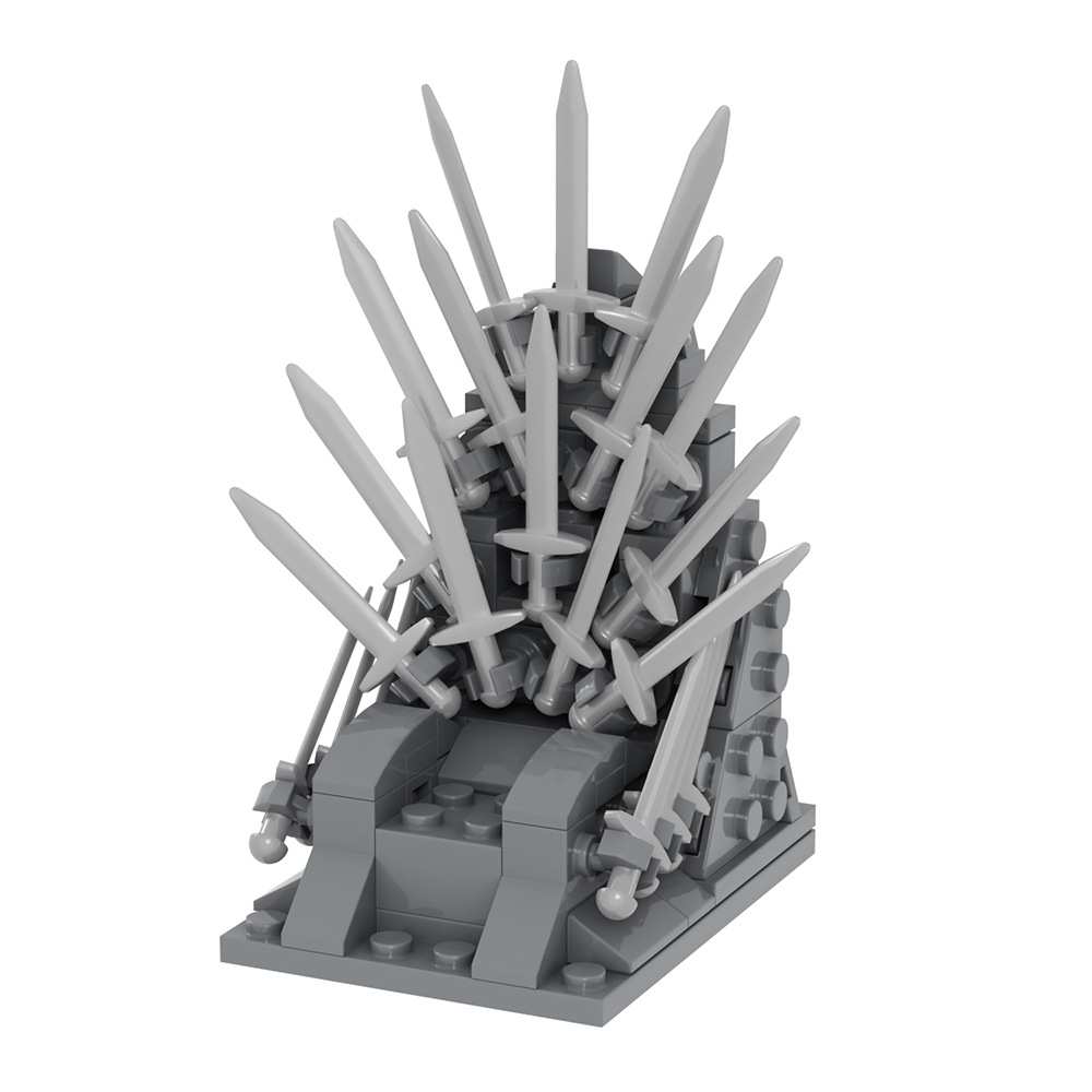 MOC Iron Throne Sword Chair An - огляд і ціна Model Kit Iron Sickle
